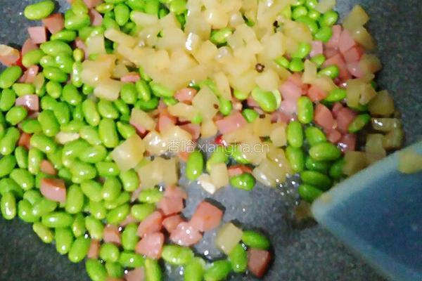 三鲜毛豆米的做法图解4