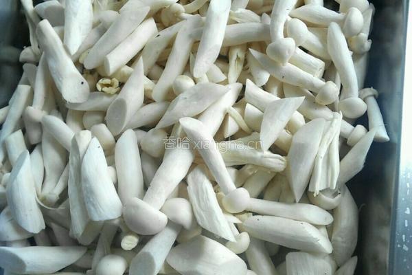 白茹炒肉的做法图解1