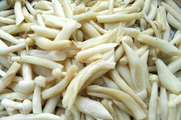 白茹炒肉的做法图解2