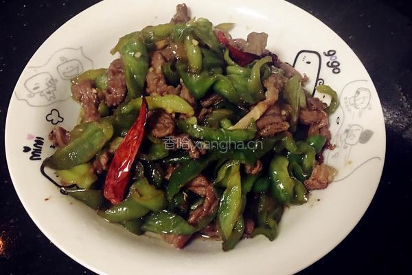 青椒炒牛柳的做法图解6