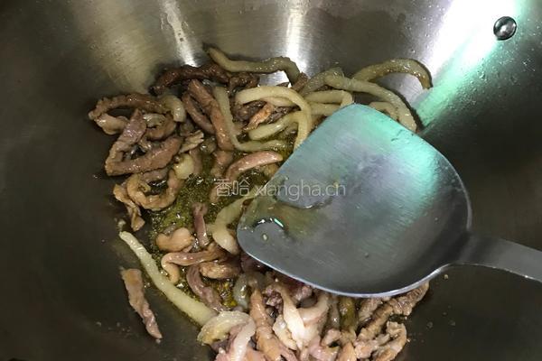 芹菜肉丝的做法图解4