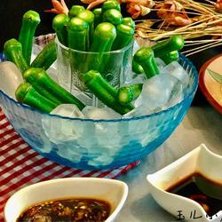 冰镇秋葵的做法[图]