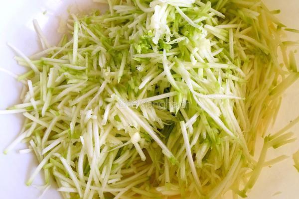 角瓜鸡蛋馅的做法图解3