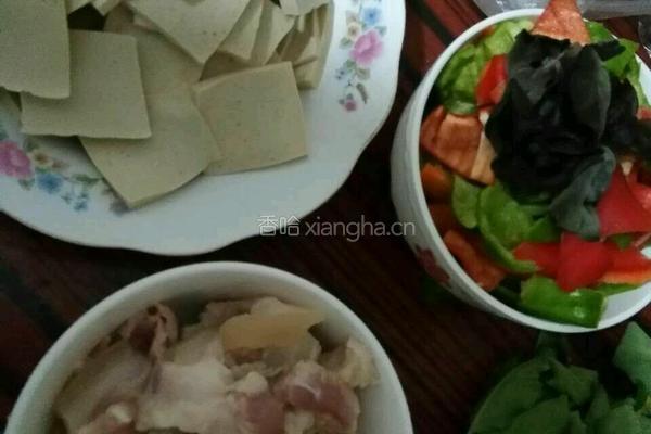 干锅千页豆腐的做法图解1