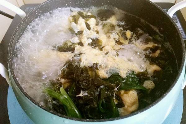 紫菜虾仁蛋汤的做法图解6