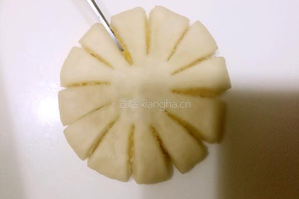 椰蓉花形面包的做法图解19