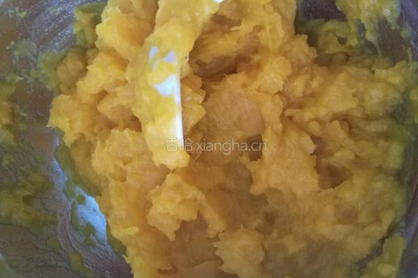 自制南瓜油饼的做法图解2