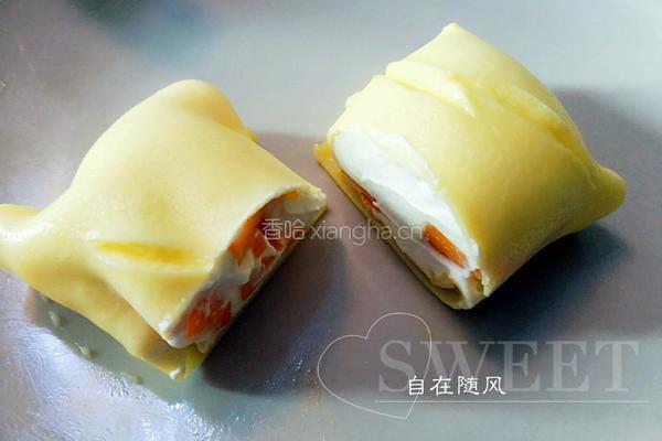 芒果班戟的做法图解8