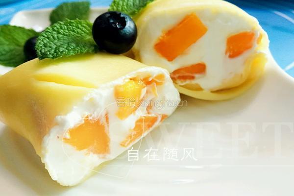 芒果班戟的做法图解9
