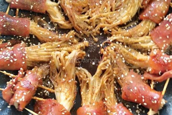 培根金针菇卷的做法图解18