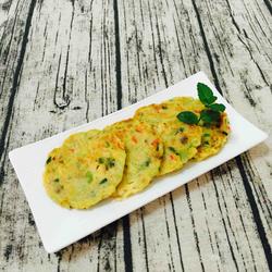 香菇虾仁丝瓜烙饼的做法[图]