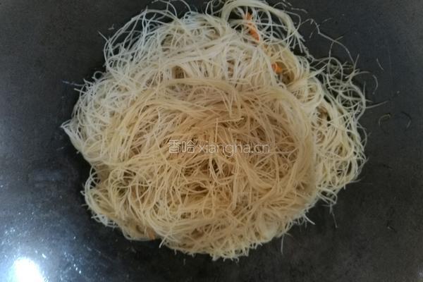 炒粉干的做法图解5