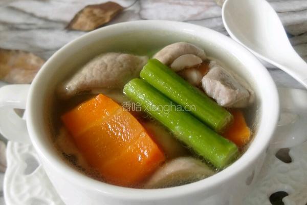 瘦肉时蔬汤的做法图解8