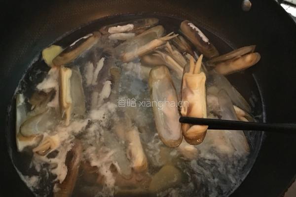 蒜香双头蛏子的做法图解6