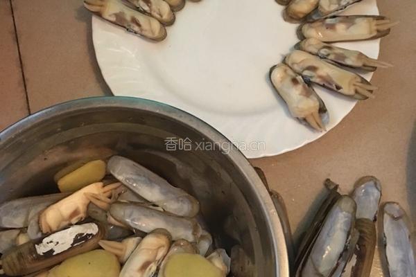 蒜香双头蛏子的做法图解7