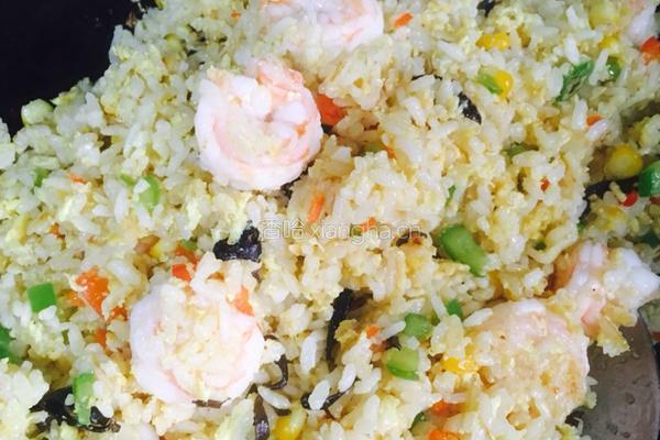 虾仁蛋炒饭的做法图解11