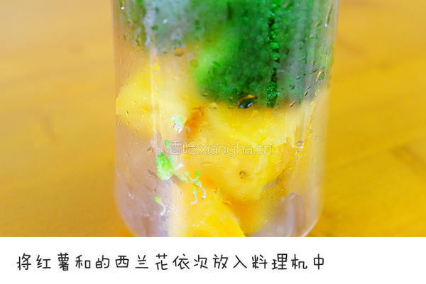 西兰花泥的做法图解3