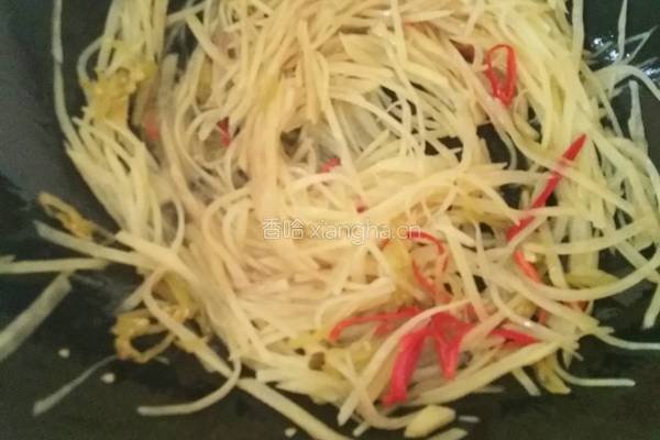 酸辣土豆丝的做法图解7