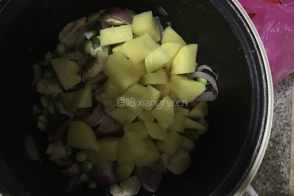鸡胸肉闷饭的做法图解7