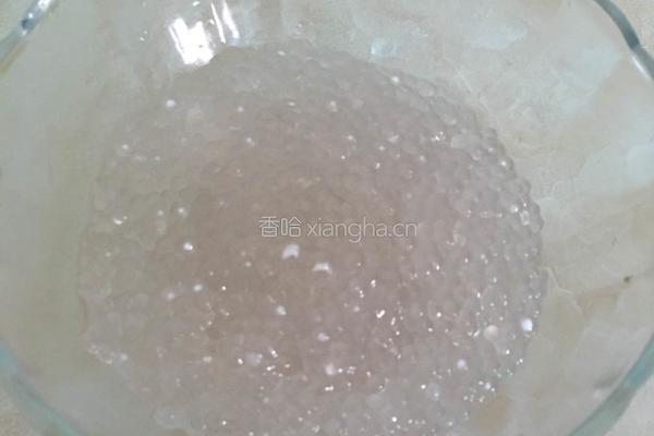 蜜桃西米露的做法图解3