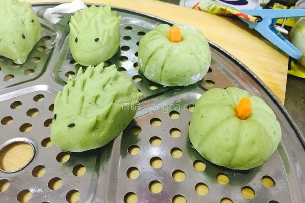 宝宝蔬菜包(香菇肉包)的做法图解4