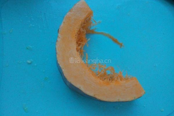 炸南瓜丸子的做法图解1