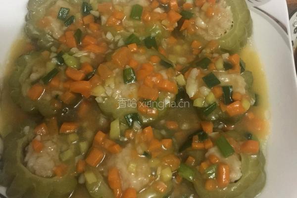 苦瓜酿肉的做法图解14