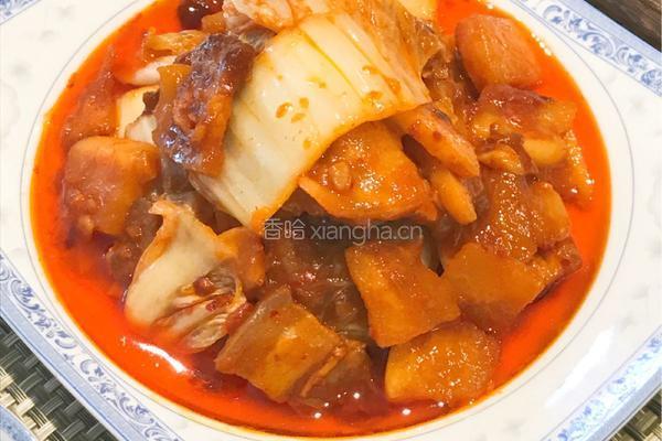韩式五花肉炒辣白菜