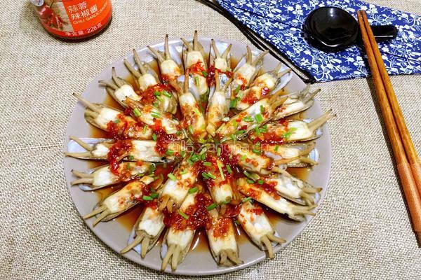 蒜蓉辣椒酱蒸蛏子的做法图解9