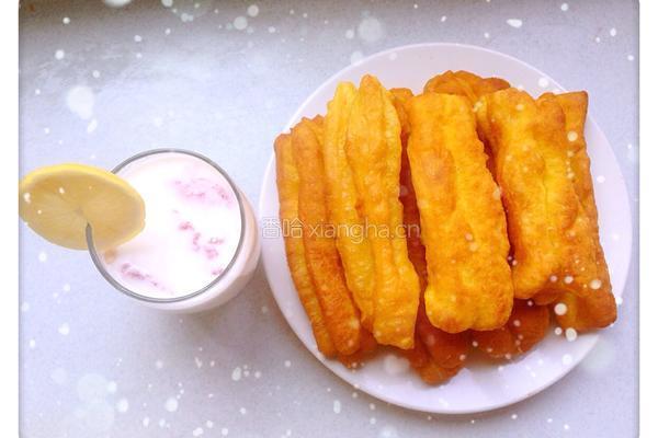 自制早餐：油条+西瓜牛奶的做法图解7