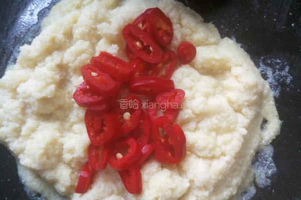红尖椒炒豆渣的做法图解4