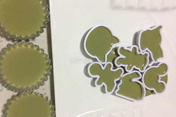 抹茶羊羹的做法图解5