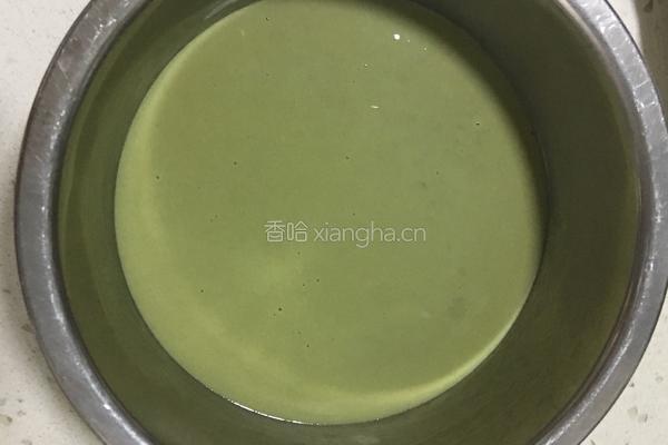 抹茶羊羹的做法图解4