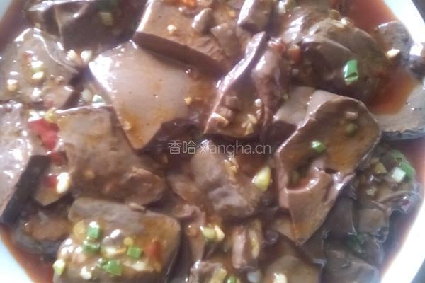 蒜泥猪血的做法图解5