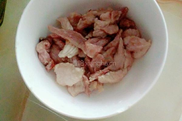 青椒炒肉丝的做法图解4
