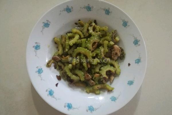 苦瓜炒肉的做法图解5