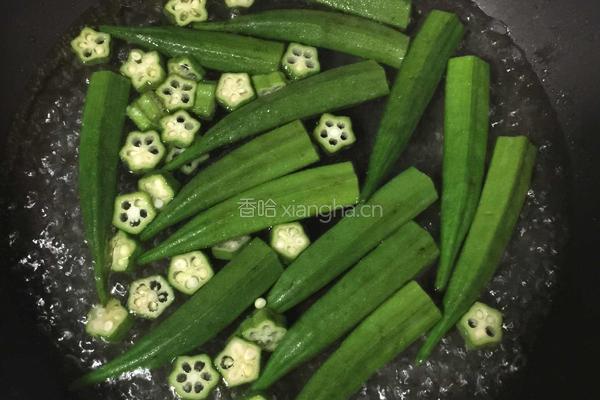 白灼秋葵的做法图解6