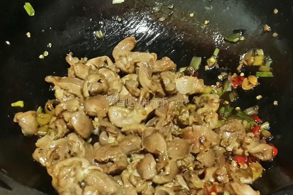 火爆鸡胗的做法图解8
