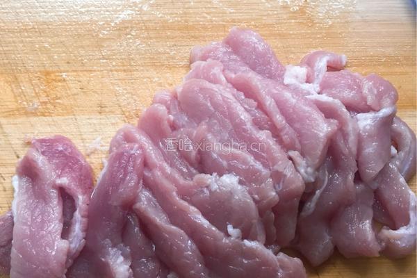 肉片炒香干的做法图解2