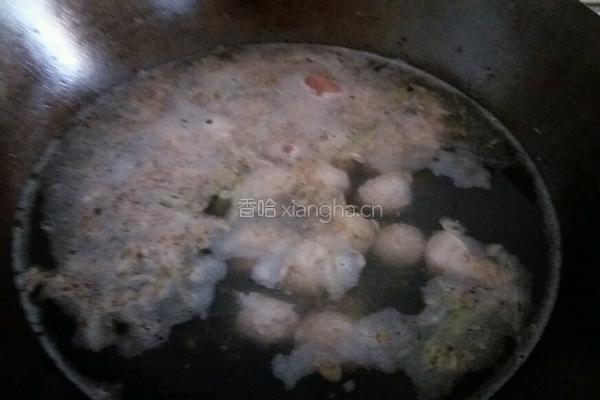 冬瓜鸡肉手打丸子汤的做法图解9