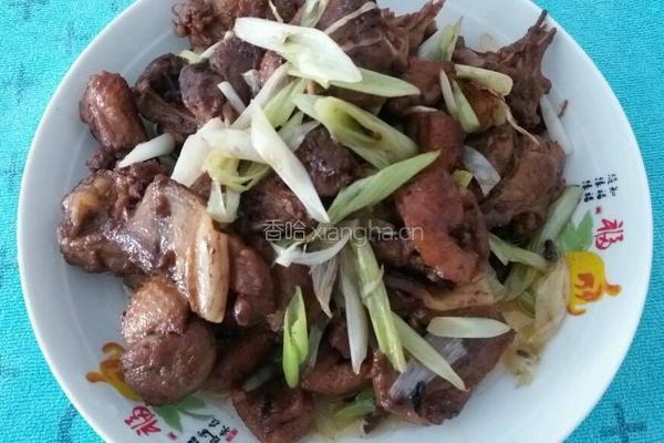 大葱炒鸭子的做法图解14