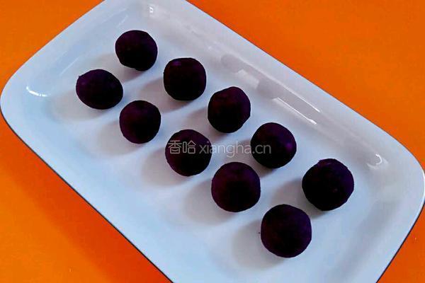 内外紫暑软糯小点心的做法图解4