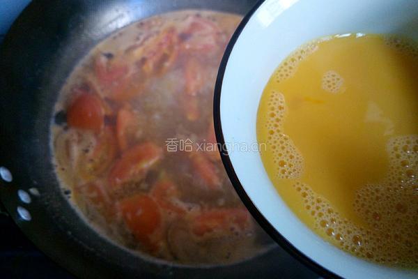 番茄鸡蛋青菜汤的做法图解6