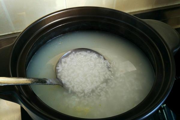 皮蛋瘦肉粥的做法图解6