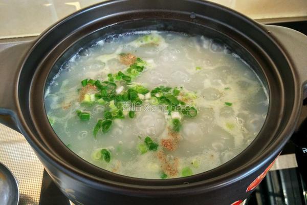 皮蛋瘦肉粥的做法图解9