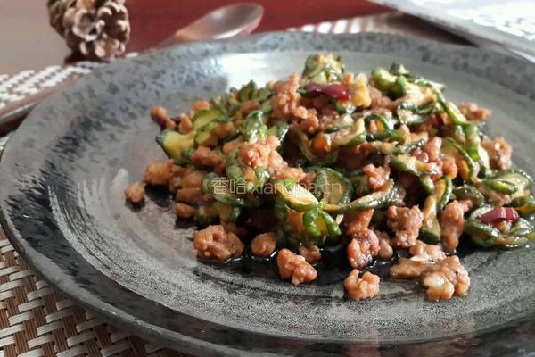 肉末黄瓜钱的做法图解6