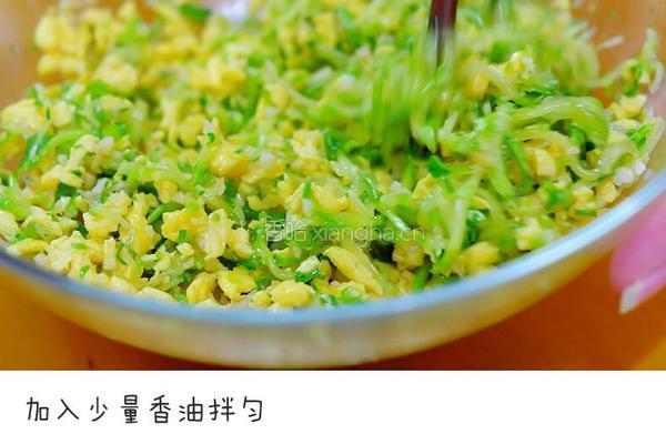 头伏节气美食-黄金翡翠白玉饺的做法图解5