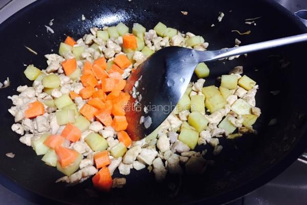 马铃薯鸡肉饭的做法图解5