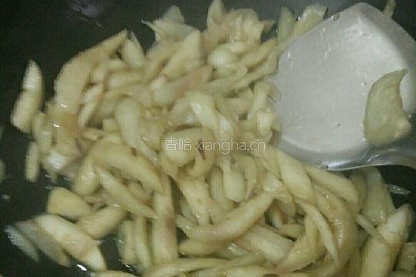 西红柿炒茄子的做法图解5
