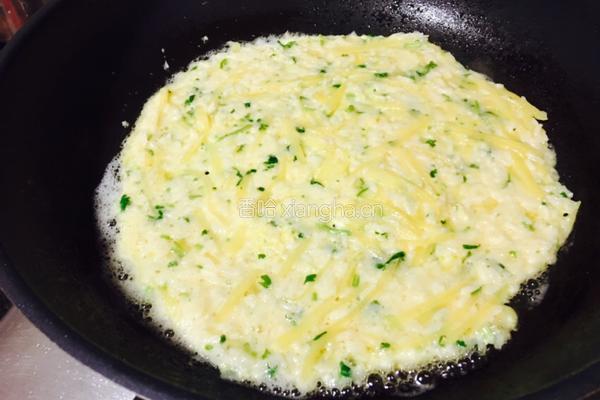 土豆鸡蛋煎冷饭的做法图解4